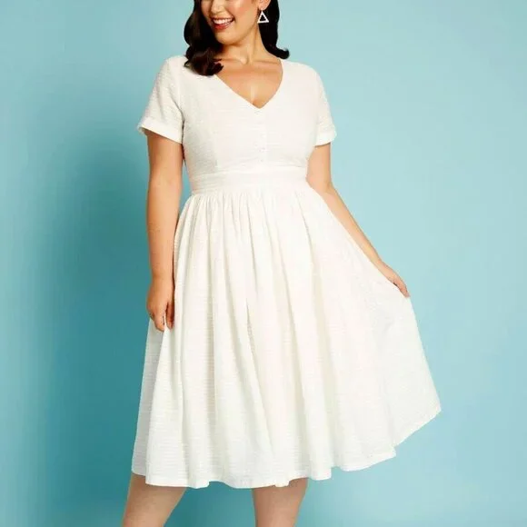 slim fit dress slacks Joseph Ribkoff Stripe Print Fit & Flare Dress with Sash Style 261936 Navy/White / XL